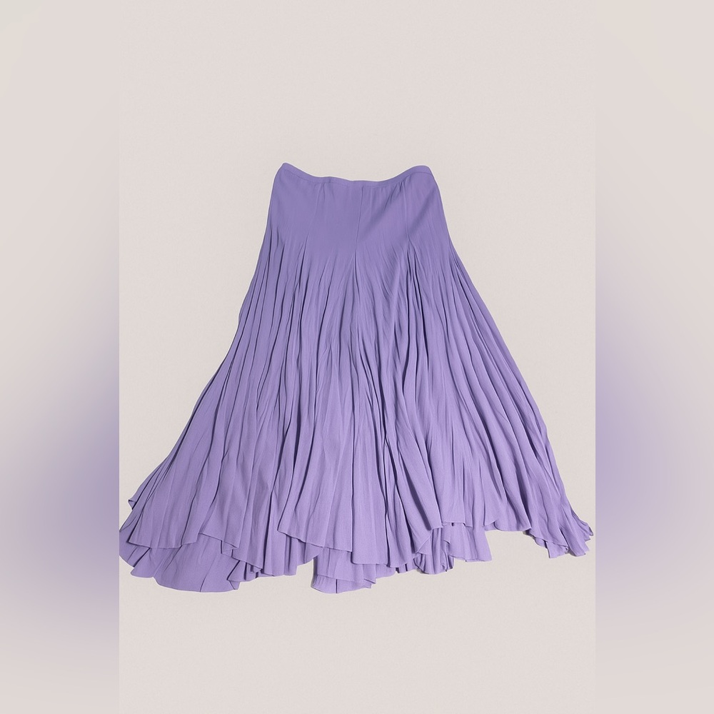 Vintage Flowy Midi Skirt